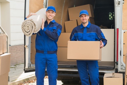 Local moving team helping with a flat move in Bayswater