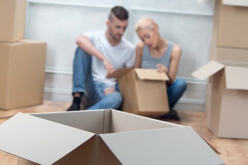 Careful loading for a same day move near Bayswater apartments