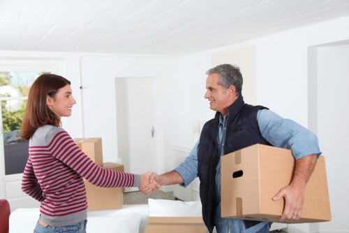 Preparing office items and labels for a commercial move in Bayswater