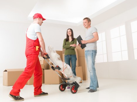 Careful handling of household furniture during a Bayswater move