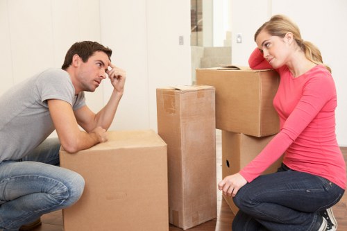 Local moving van helping with household items in Bayswater